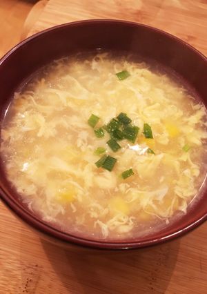 味覇だけで超簡単!!コーンかき玉スープ-レシピのメイン写真
