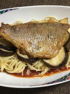 真鯛のトマトソースパスタ-レシピのメイン写真