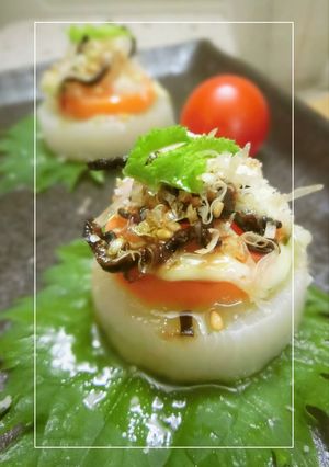 ｊｕｉｃｙ大根＊人参の塩昆布おかか焼き-レシピのメイン写真