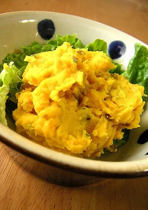 この上なくシンプルなかぼちゃサラダ-レシピのメイン写真