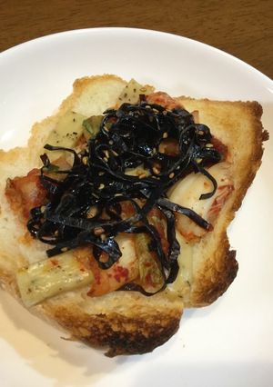 キムチーズフジッコトースト-レシピのメイン写真