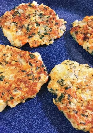 【離乳食後期】じゃがいもと納豆のおやき-レシピのメイン写真