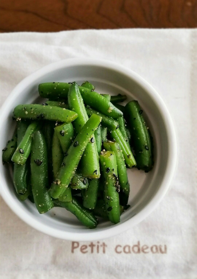 作り置き＊インゲン豆のごま和え-レシピのメイン写真