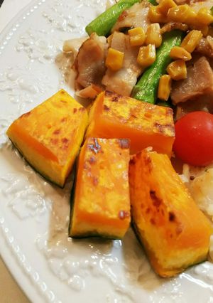 お弁当！ホットかぼちゃ-レシピのメイン写真