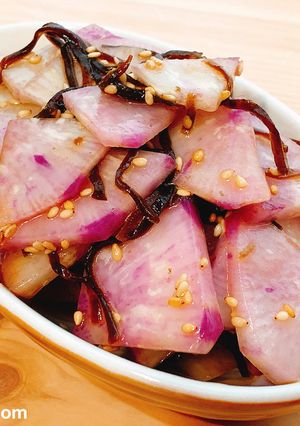紫大根と塩昆布のサラダ-レシピのメイン写真