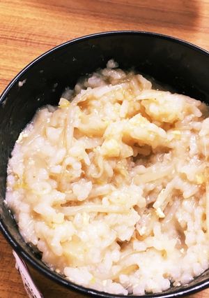 もやしと卵のお粥風ぜんざい-レシピのメイン写真