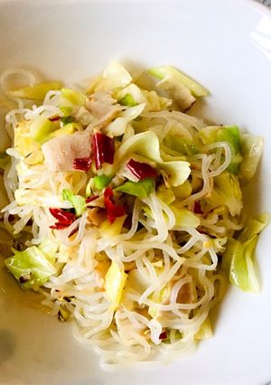 糖質オフ☆ペペロンチーノ風こんにゃく麺-レシピのメイン写真