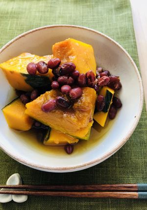 はちみつでコトコト　かぼちゃのいとこ煮-レシピのメイン写真