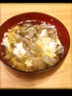 きのこの中華風かき玉スープ-レシピのメイン写真