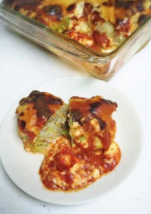 焼きロールキャベツ-レシピのメイン写真