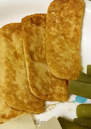 離乳食後期-豆腐のバター醤油焼き-手掴み-レシピのメイン写真