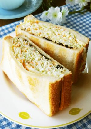 昆布の佃煮で味決まる！沼さん風サンド-レシピのメイン写真