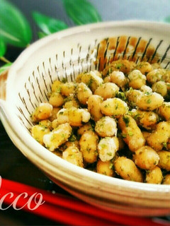 水煮大豆で簡単おつまみ!のり塩ビーンズ♪-レシピのメイン写真