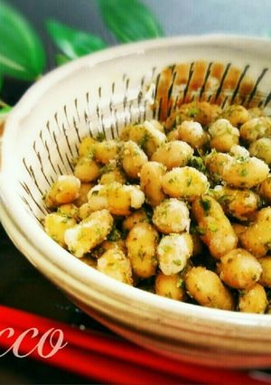 水煮大豆で簡単おつまみ！のり塩ビーンズ♪-レシピのメイン写真