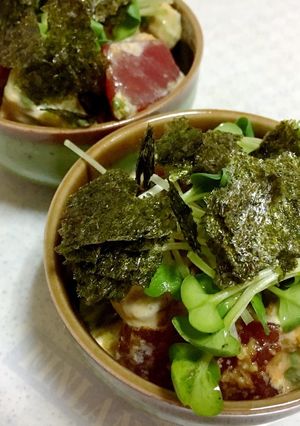 アボカドとマグロの漬け-レシピのメイン写真