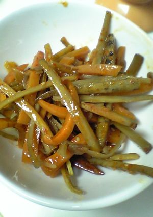 大人の食物繊維？！　キムチきんぴら-レシピのメイン写真