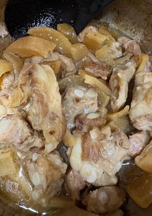 豚バラ骨つき肉とかんぴょうと大根煮-レシピのメイン写真