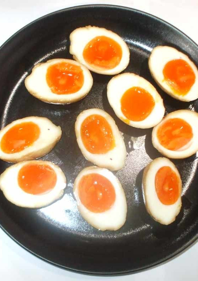簡単半熟煮卵♪しょうゆ味お弁当にも-レシピのメイン写真