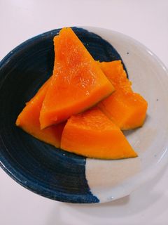 レンジで簡単 本格かぼちゃの煮物-レシピのメイン写真