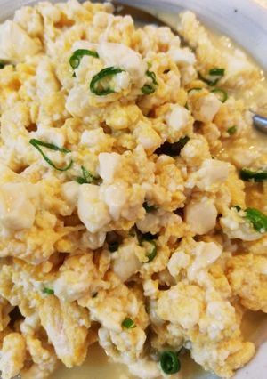 節約！メインに！ぷるんぷるん絹ごし豆腐卵-レシピのメイン写真