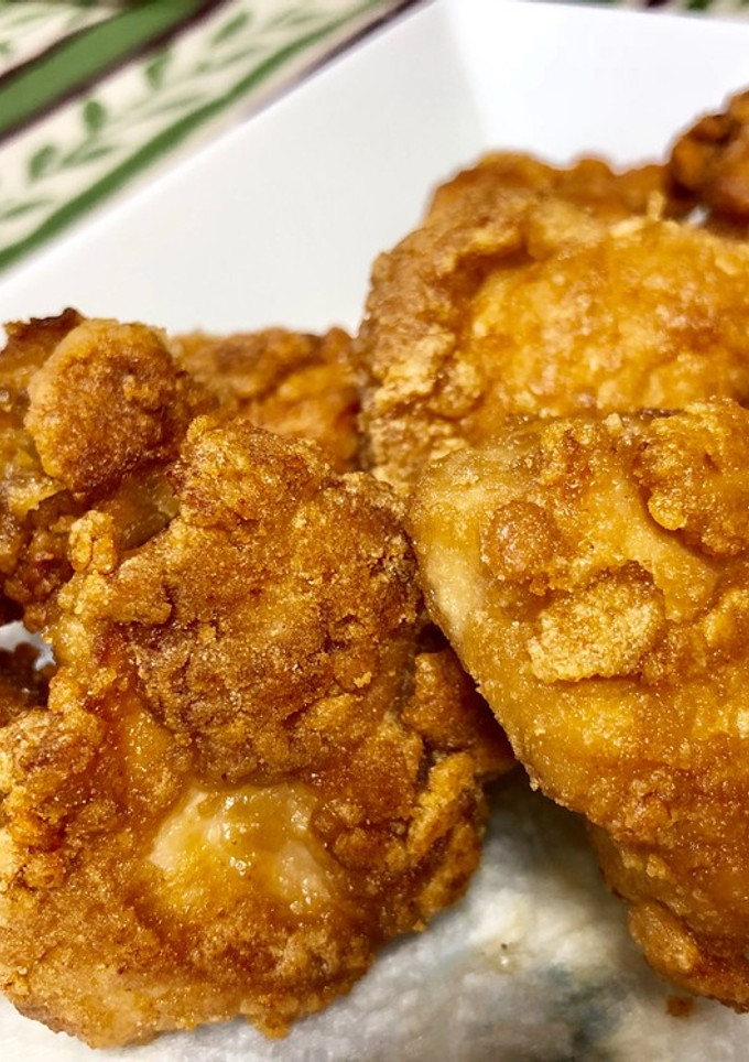 揚げ焼き サクサク柔か 鶏むね唐揚げ-レシピのメイン写真