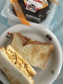 ふわ卵昆布のトーストサンド-レシピのメイン写真