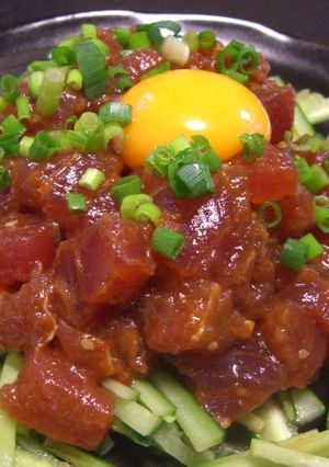 焼肉のたれで簡単☆まぐろのユッケ-レシピのメイン写真