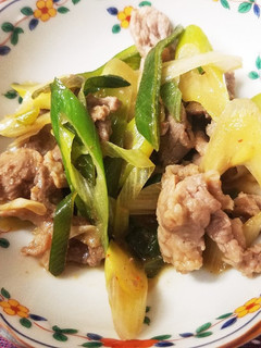 豚肉とネギたっぷりのごまポン-レシピのメイン写真