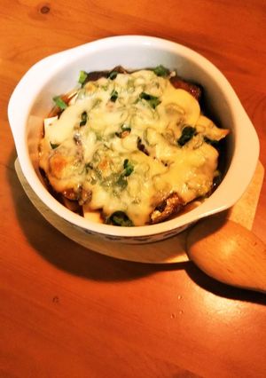 さんま蒲焼き缶と豆腐のチーズ焼き-レシピのメイン写真