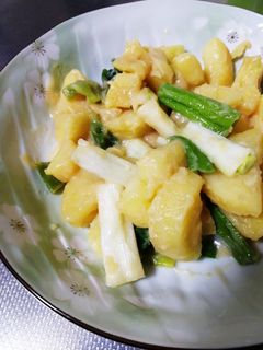 ◇長ネギとじゃがいもの味噌炒め◇-レシピのメイン写真