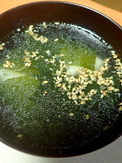 カリフラワーとワカメの中華スープ-レシピのメイン写真