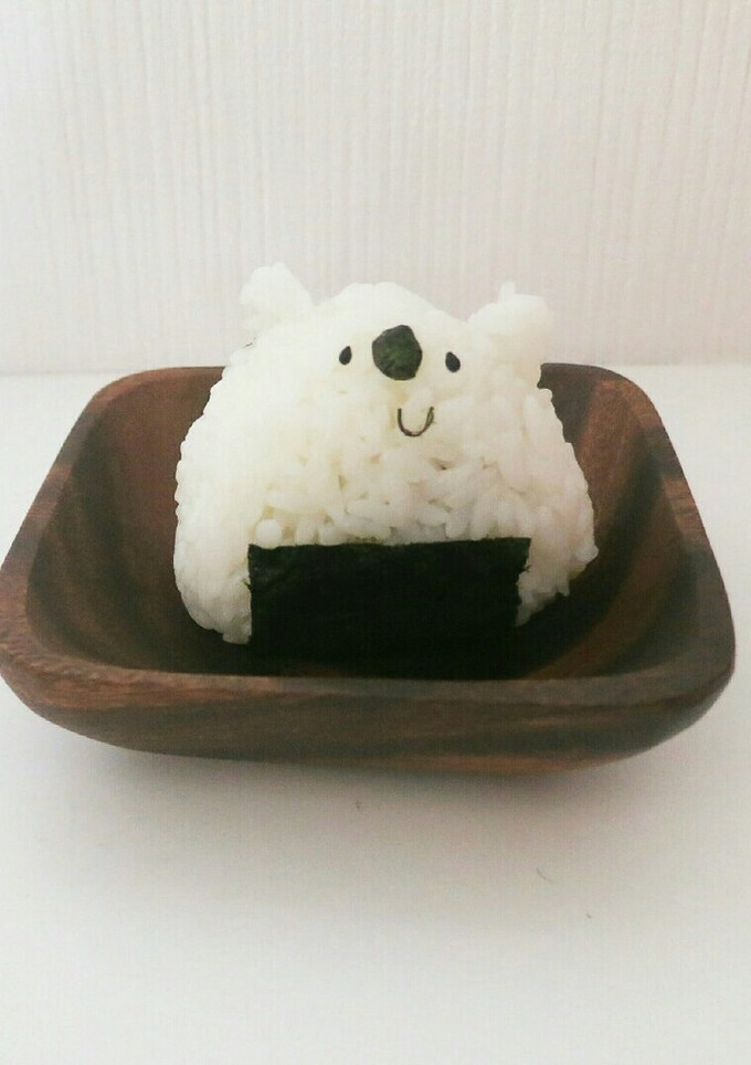 たれくまちゃんおにぎりの作り方-レシピのメイン写真