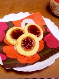 ラズベリージャムのクッキー-レシピのメイン写真