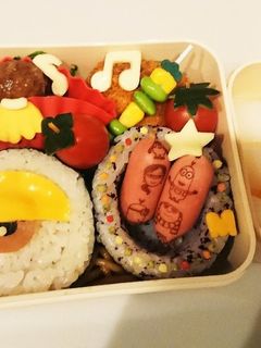 簡単ミニオン弁当-レシピのメイン写真