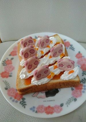 マンゴーソースのサクサクパンダトースト！-レシピのメイン写真