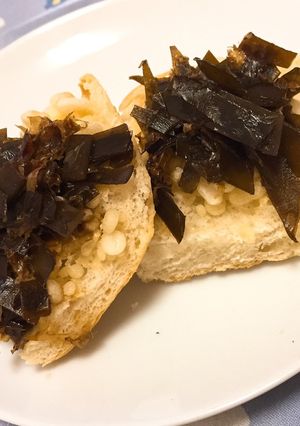 サク旨！天かすおかか昆布トースト-レシピのメイン写真