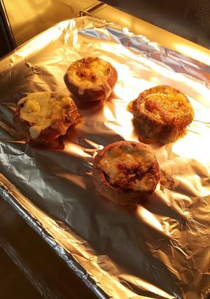 椎茸の佃煮チーズ焼き-レシピのメイン写真