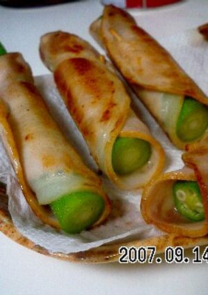 おくらのハム巻き-レシピのメイン写真