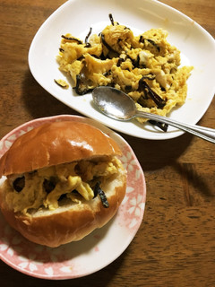 ごま昆布のスクランブルエッグサンド-レシピのメイン写真