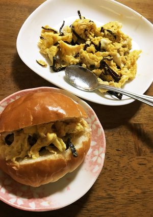 ごま昆布のスクランブルエッグサンド-レシピのメイン写真