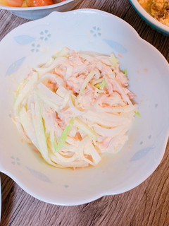 混ぜるだけ!大根とツナ缶のマヨサラダ-レシピのメイン写真