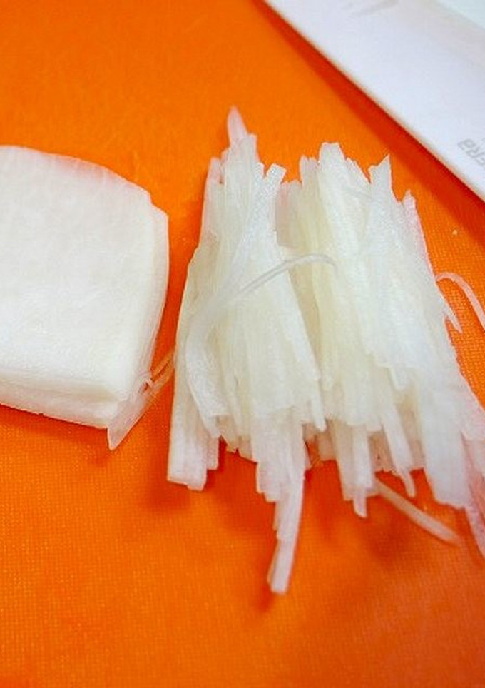 初めてでも簡単！大根の千切り-レシピのメイン写真