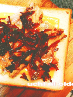 生姜こんぶ×鯖缶×チーズのトースト-レシピのメイン写真