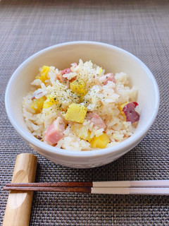 バターとコンソメで❁ピラフ風さつま芋ご飯-レシピのメイン写真