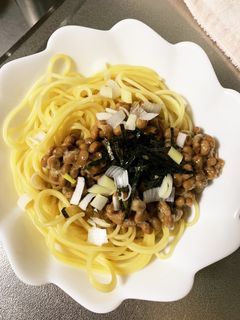 簡単 納豆パスタ-レシピのメイン写真