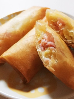 さつまいもとハムチーズの春巻-レシピのメイン写真