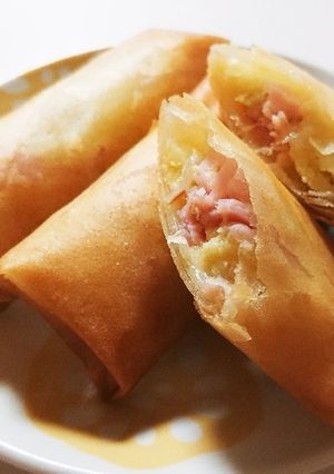 さつまいもとハムチーズの春巻-レシピのメイン写真