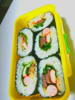 余り物でのり巻き弁当❤簡単-レシピのメイン写真