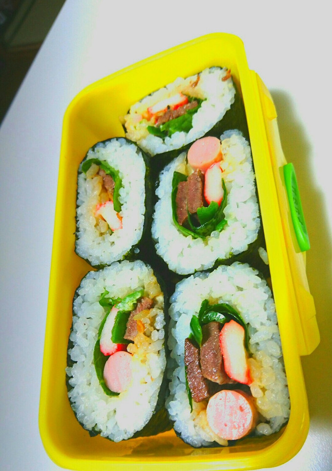 余り物でのり巻き弁当❤簡単-レシピのメイン写真