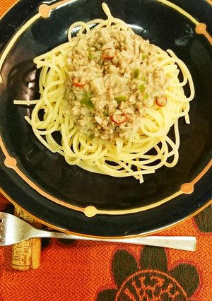 ホワイト☺ミートソース❤️パスタ-レシピのメイン写真